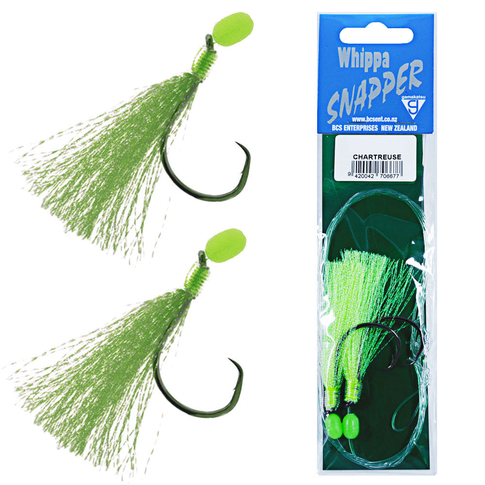 Gamakatsu Whippa Snappa Flasher Rig 8/0 Chartreuse