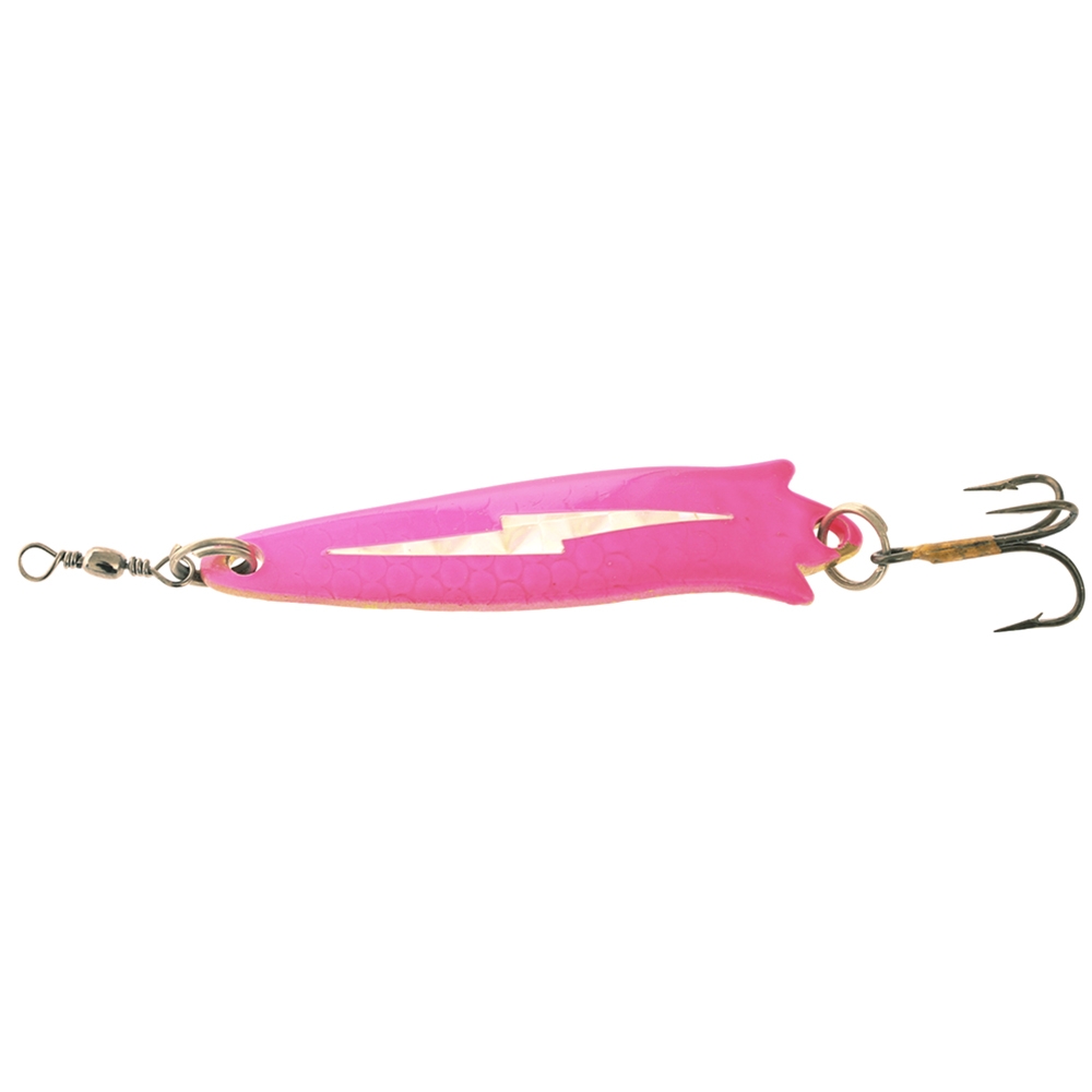 Fishfighter Toby Lure 14g Mounted Fluro Pink Flash