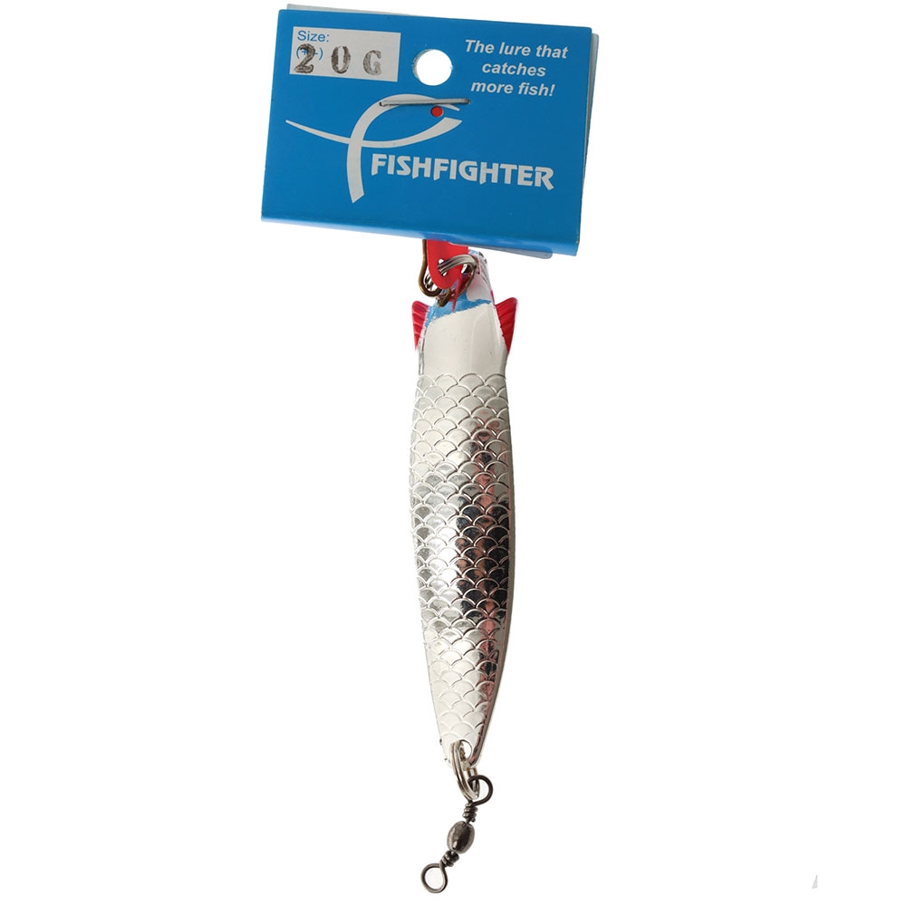 Fishfighter Toby Lure 20g Mounted Silver