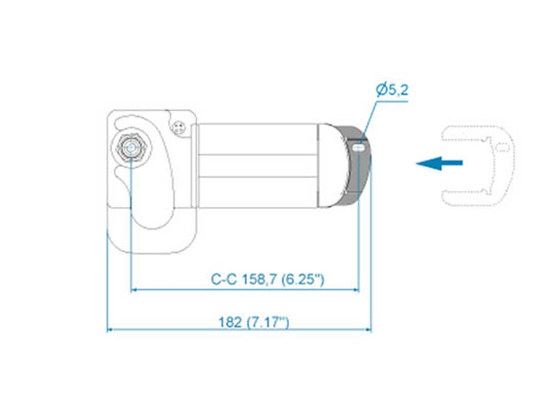 Roca Wiper Mounting for W10 Motor