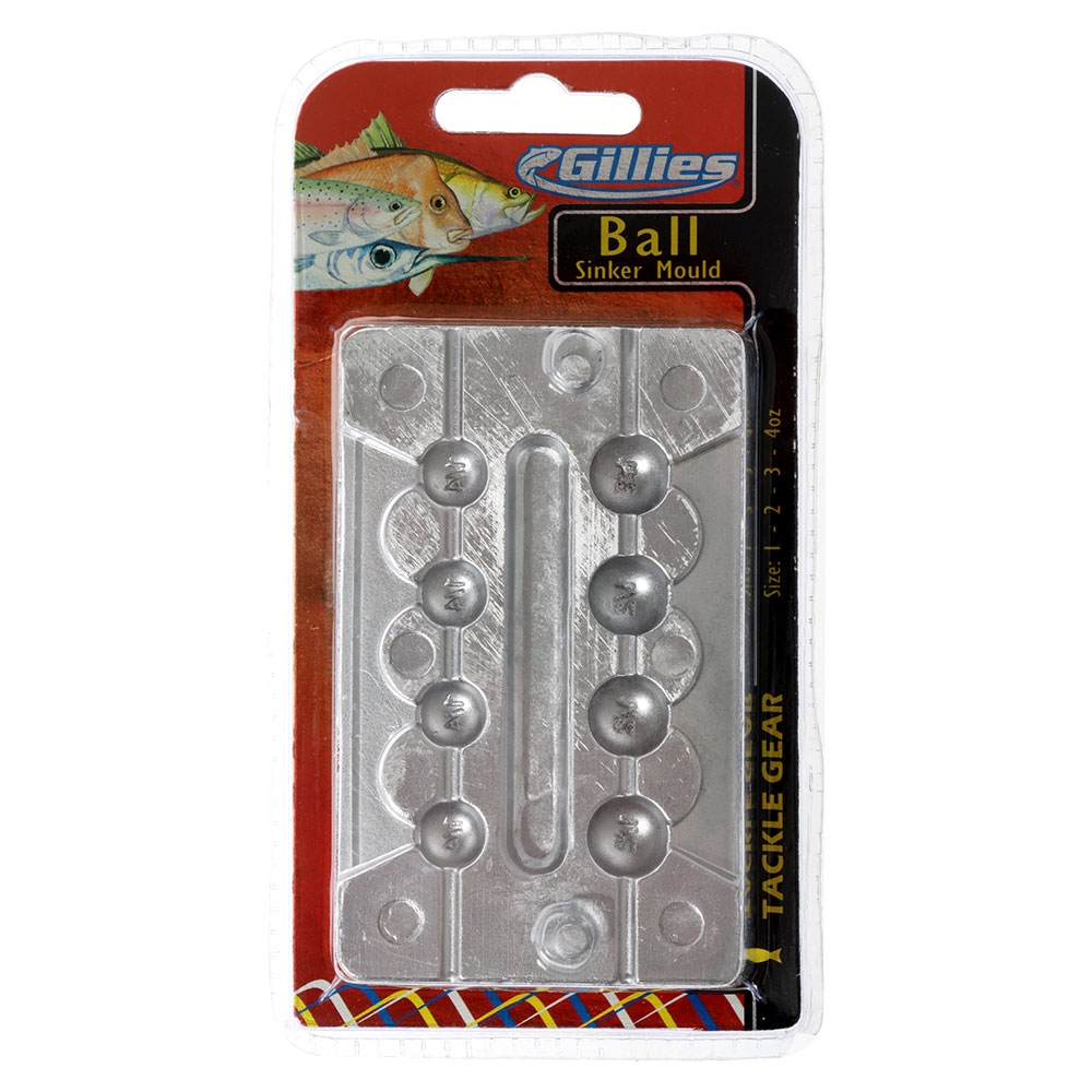 Gillies Ball Sinker Mould Combo Small