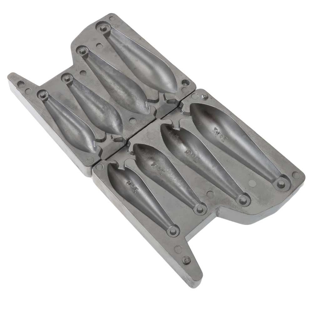 Gillies Snapper Bomb/Reef Sinker Mould Kit Large 8-24oz