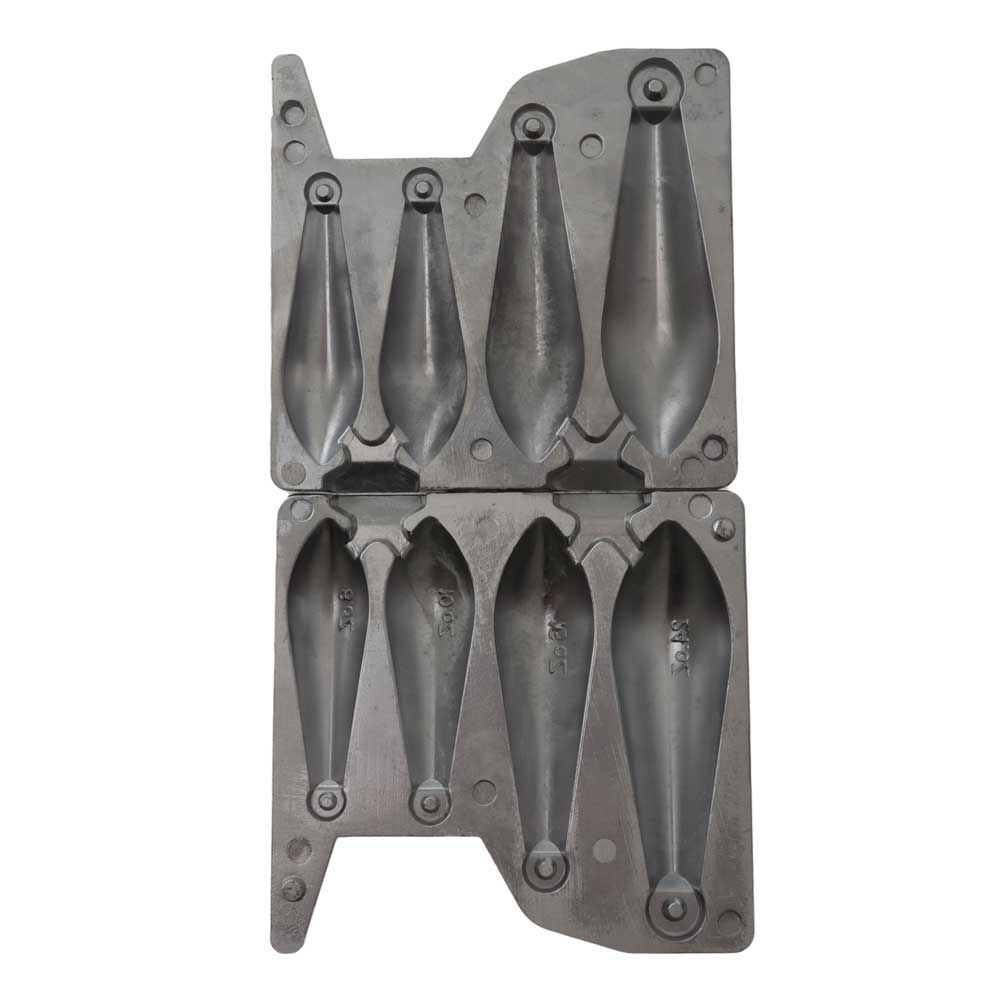 Gillies Snapper Bomb/Reef Sinker Mould Kit Large 8-24oz