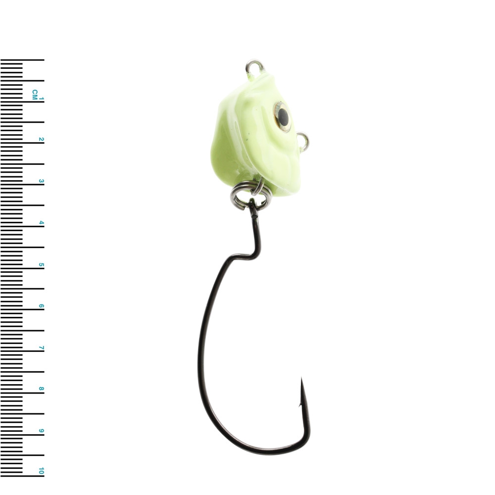 Jig Star Monster Swivel Jig Head Lumo Rigged 5/0 56g