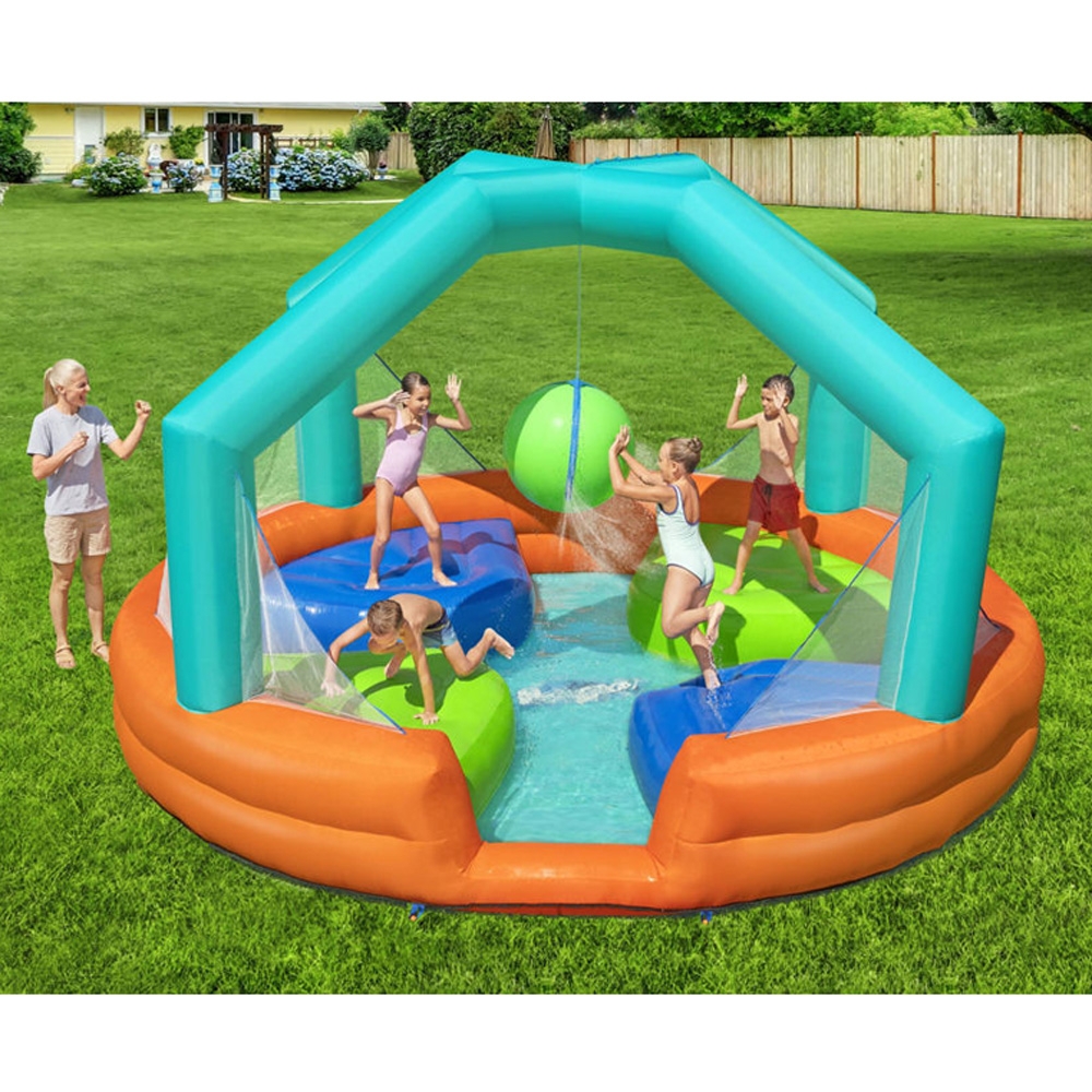 H2OGO! Dodge and Drench Inflatable Water Park 4.5 x 4.5 x 2.7m