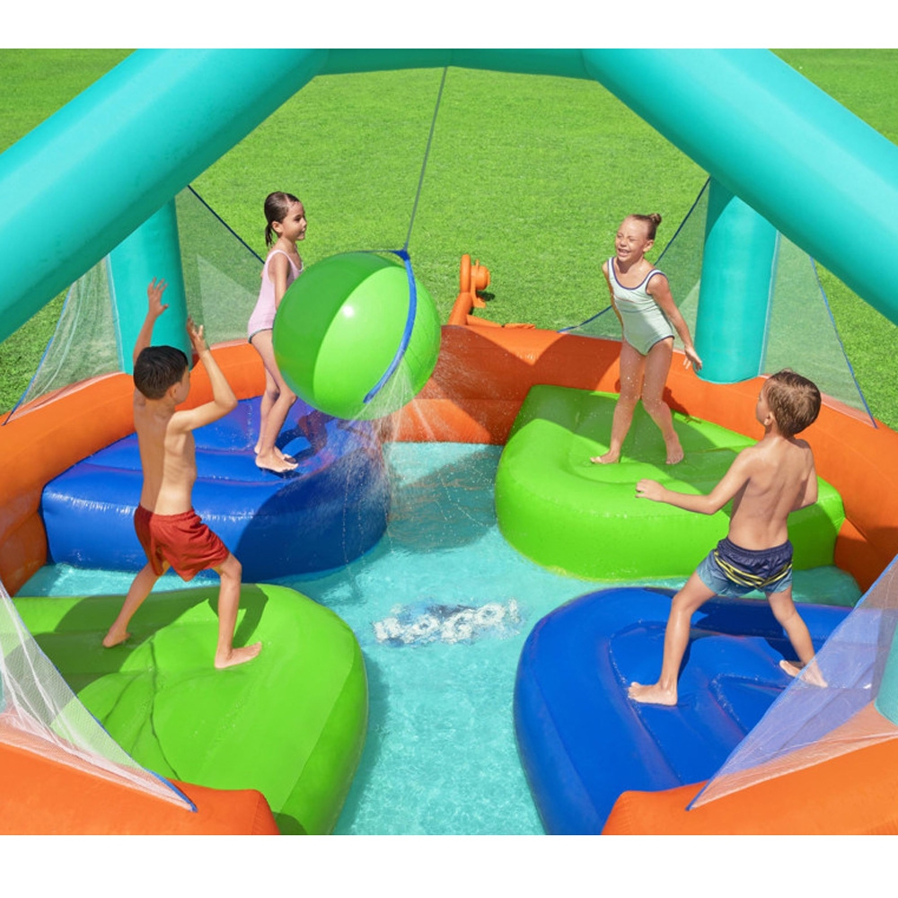 H2OGO! Dodge and Drench Inflatable Water Park 4.5 x 4.5 x 2.7m