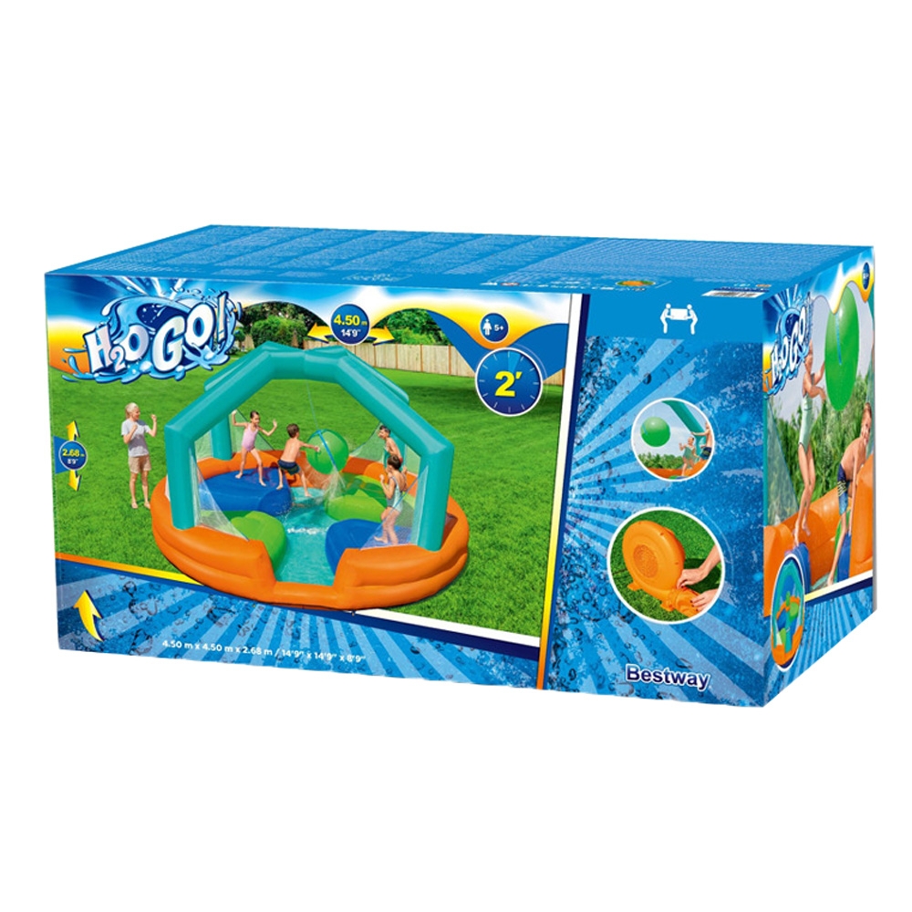 H2OGO! Dodge and Drench Inflatable Water Park 4.5 x 4.5 x 2.7m