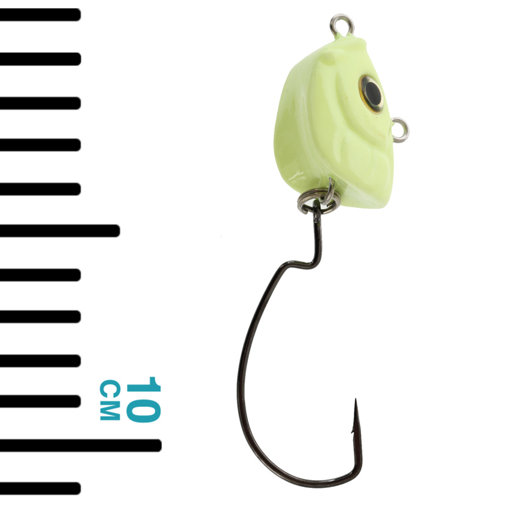 Jig Star Monster Swivel Gamakatsu Jig Head Lumo Rigged 6/0 113g