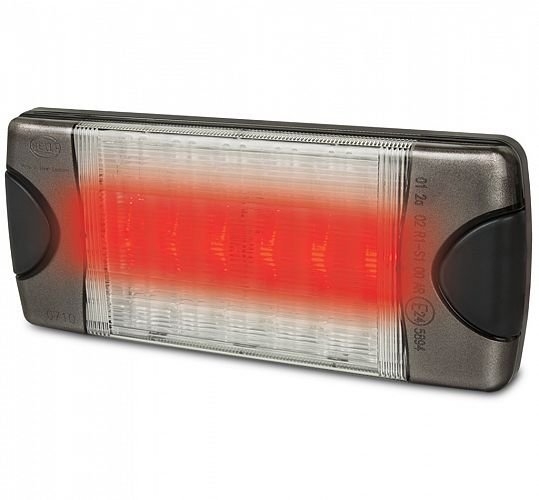 Hella Marine DuraLED Combi-S with Reverse Lamp DT Connector Night Light and HCS 24v