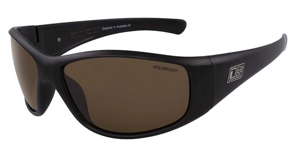 Dirty Dog Ridge Polarised Sunglasses Satin Brown Frame Brown Lens Dirty Dog Ridge Polarised Sunglasses Satin Brown Frame Brown Lens
