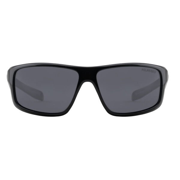 Dirty Dog Quantum Polarised Sunglasses Black Frame Grey Lens