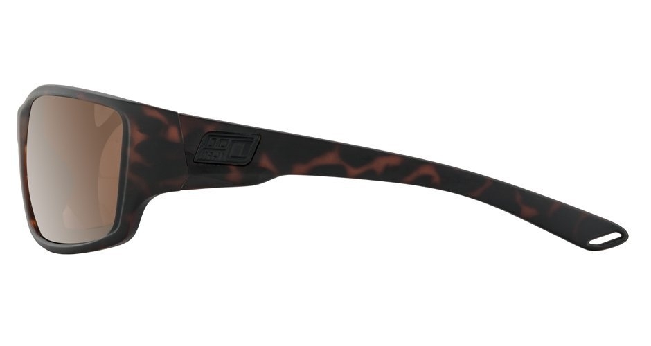 Dirty Dog Virtual Polarised Sunglasses Satin Tort Frame Brown Lens
