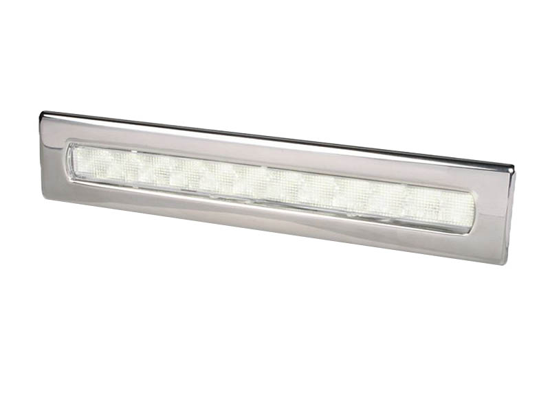 Hella Marine Waiheke LED Strip Lamp 24V White - Polished 316 S/S Bezel