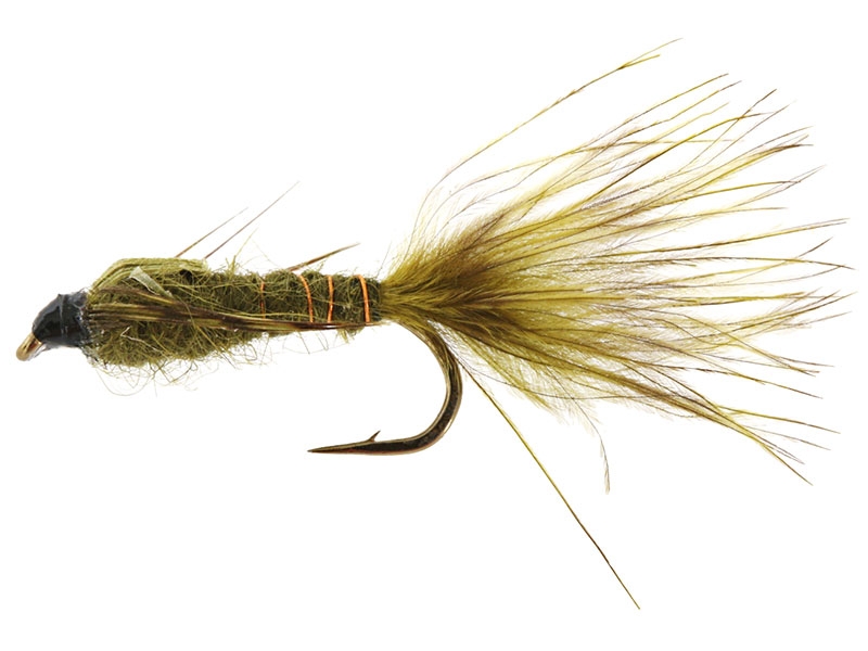 Fishfighter Damsel Fly Olive Size 14 Unweighted Nymph