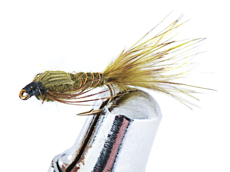 Fishfighter Damsel Fly Olive Size 14 Unweighted Nymph
