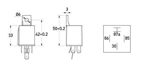 Hella Marine Dual Function Safety DayLights Controller 12v for 1009/5619/5630/5631