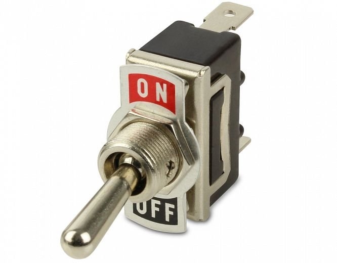 Hella Marine Toggle Switch Off-On Metal Shaft and Label