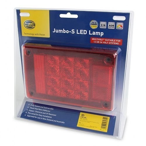 Hella Marine Jumbo-S LED Stop/ Rear Position Lamp