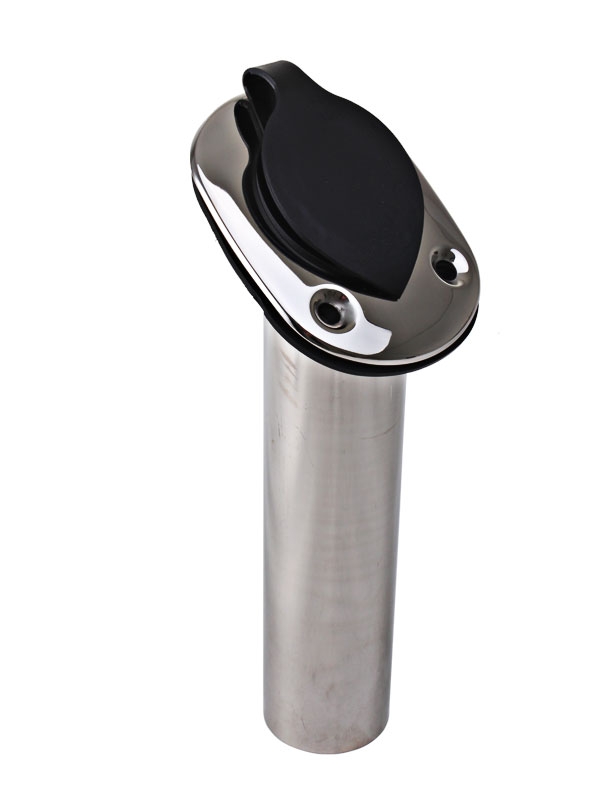 Stainless Steel Rod Holder with PVC Cap 30-Degrees
