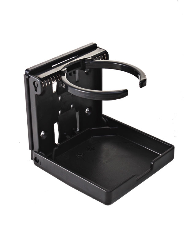 Adjustable Folding Drink Holder Black