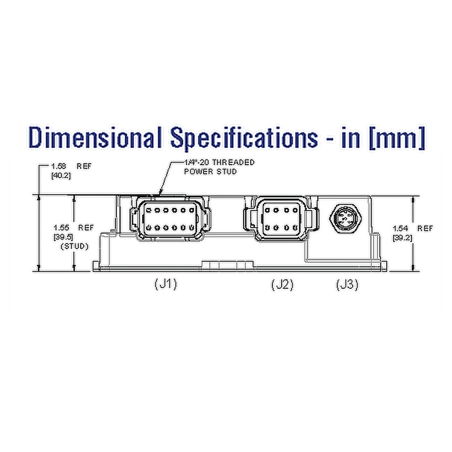 Maretron DC Load Module 12 Channel NMEA 2000 with J1 and J2 Connectors