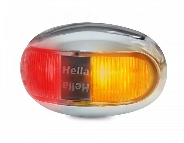 Hella Marine DuraLED Side Marker Lamp Chrome Plated