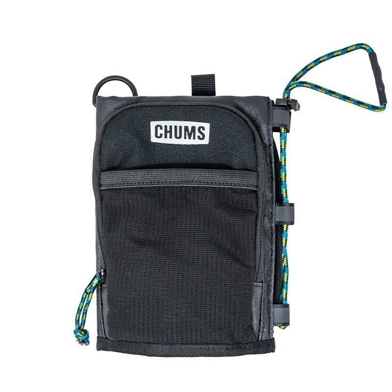 Chums Rover Bottle Sling Bag with Phone Pouch Black
