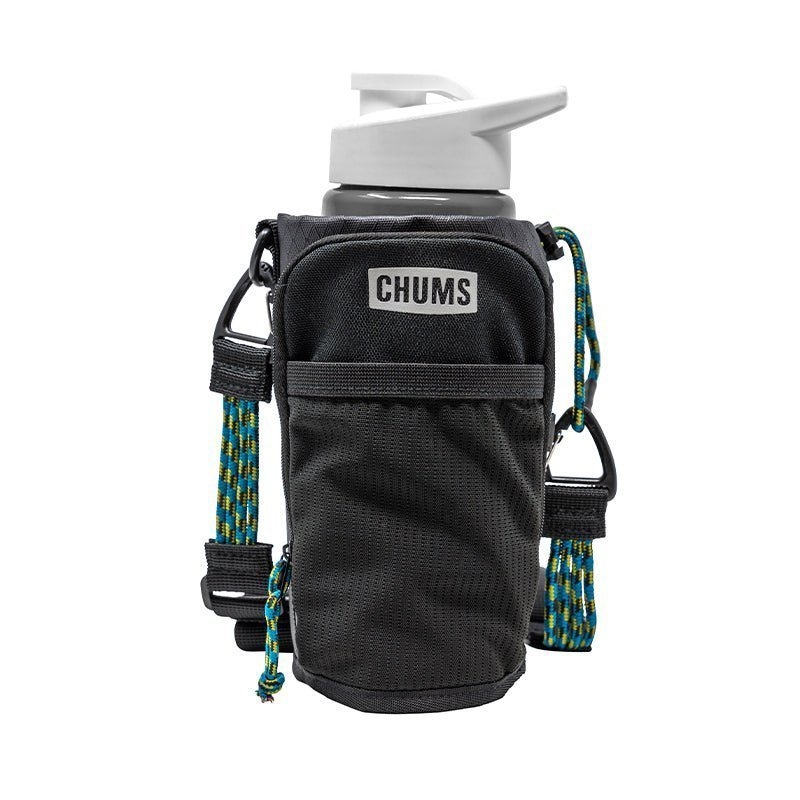 Chums Rover Bottle Sling Bag with Phone Pouch Black