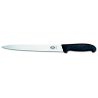 Victorinox Wavy Bladex Slicing Knife Black 25cm Thumbnail Victorinox Wavy Bladex Slicing Knife Black 25cm