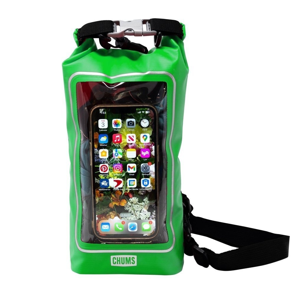 Chums High Water Phone and Tote Bag 2L Green