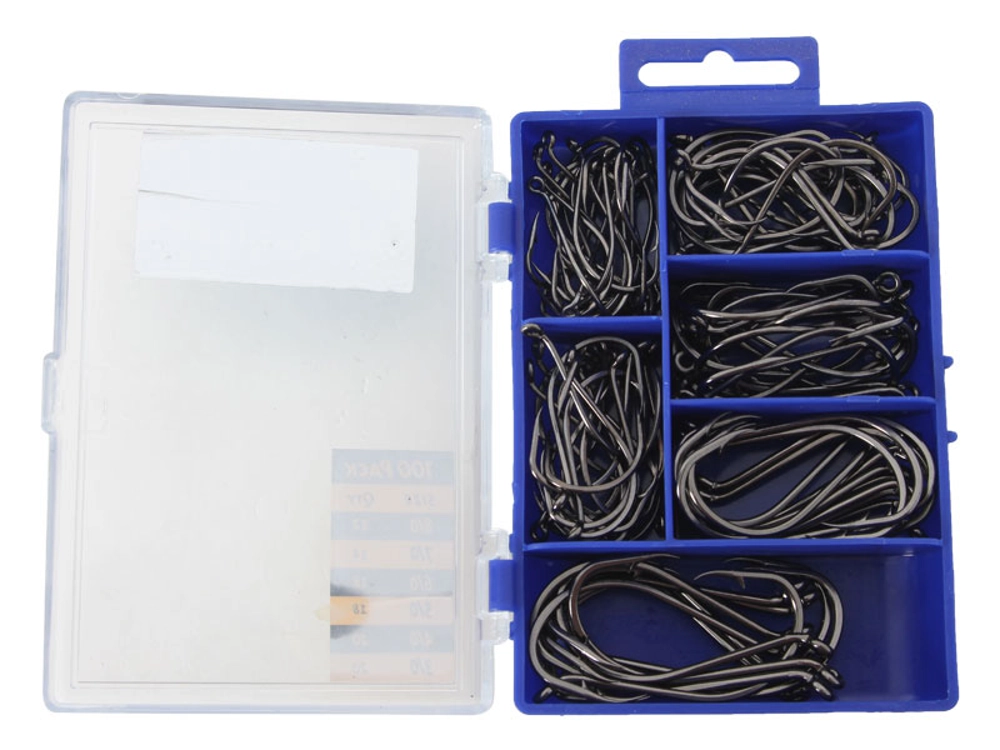 Jarvis Walker Black Suicide Hooks 100 Piece Assorted Pack Jarvis Walker Black Suicide Hooks 100 Piece Assorted Pack