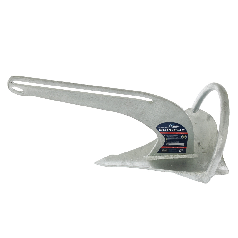 Manson Supreme Galvanised Anchor 15.8kg for 10.6-12.1m Boats