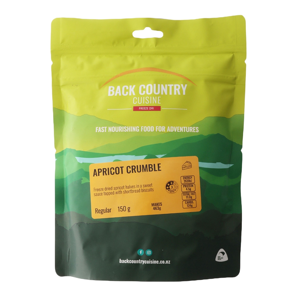 Back Country Cuisine Apricot Crumble 2 Serve