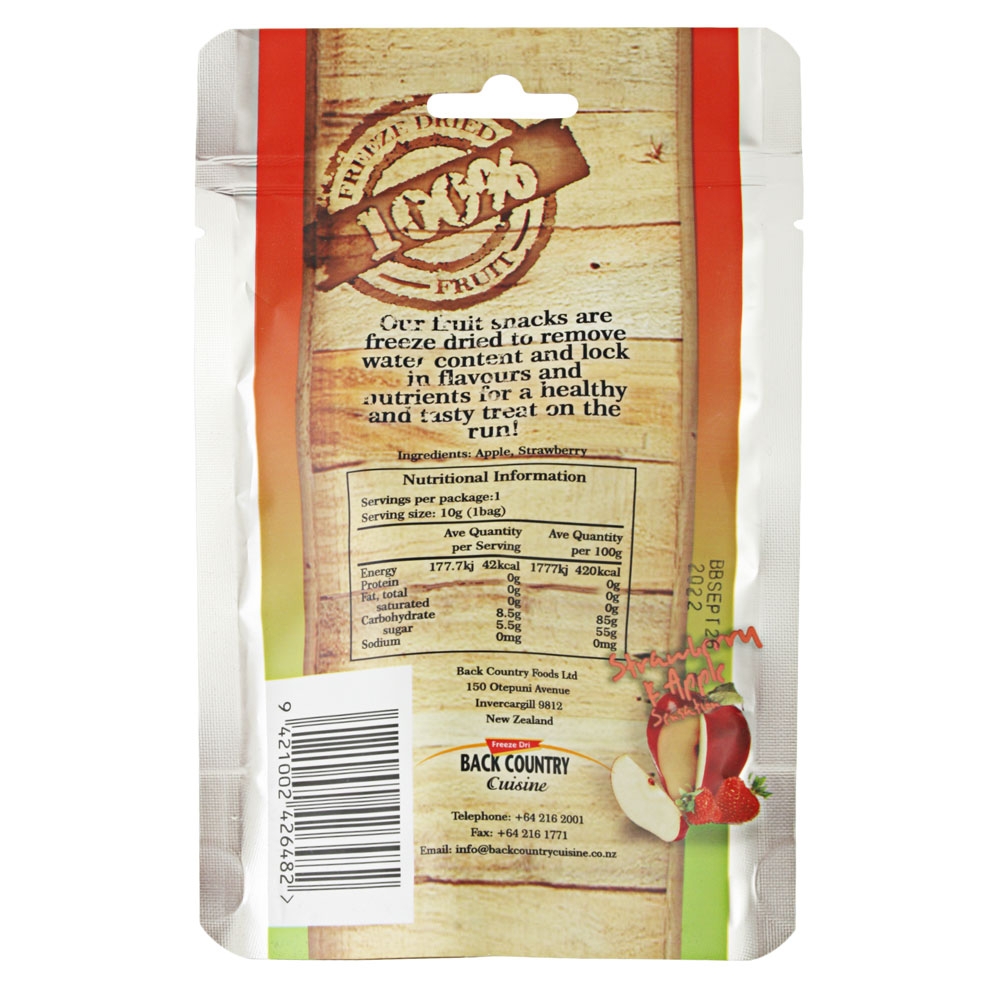 Back Country Cuisine Strawberry and Apple Sensation - 1 Serving