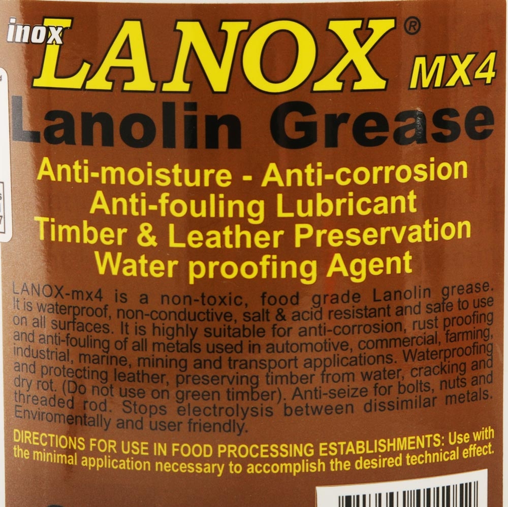 INOX MX4 Lanox Food Grade Lanolin Grease 2.5kg Tub