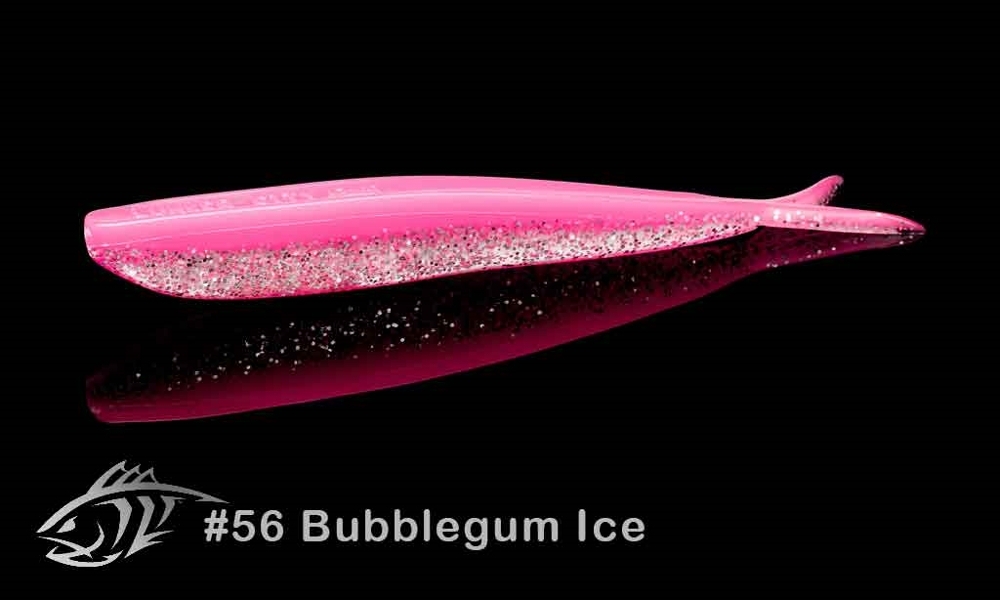 Lunker City Fin-S Fish Soft Bait 25cm Qty 3 Bubblegum Ice