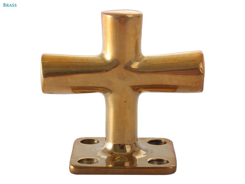 Chrome Plated Brass Bollard 82.5mm