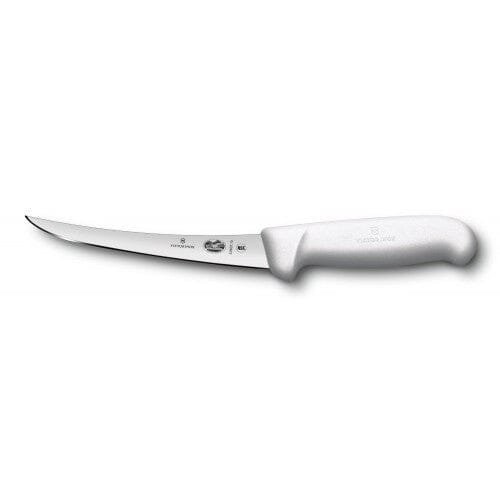 Victorinox Curved Blade Boning Knife White Handle 15cm