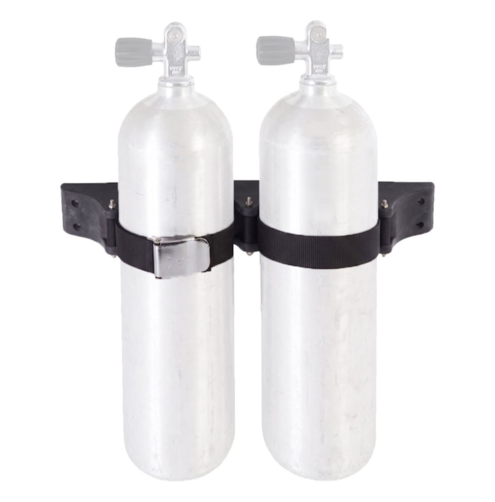 Hi-Tech 2 Dive Tank Holder Black