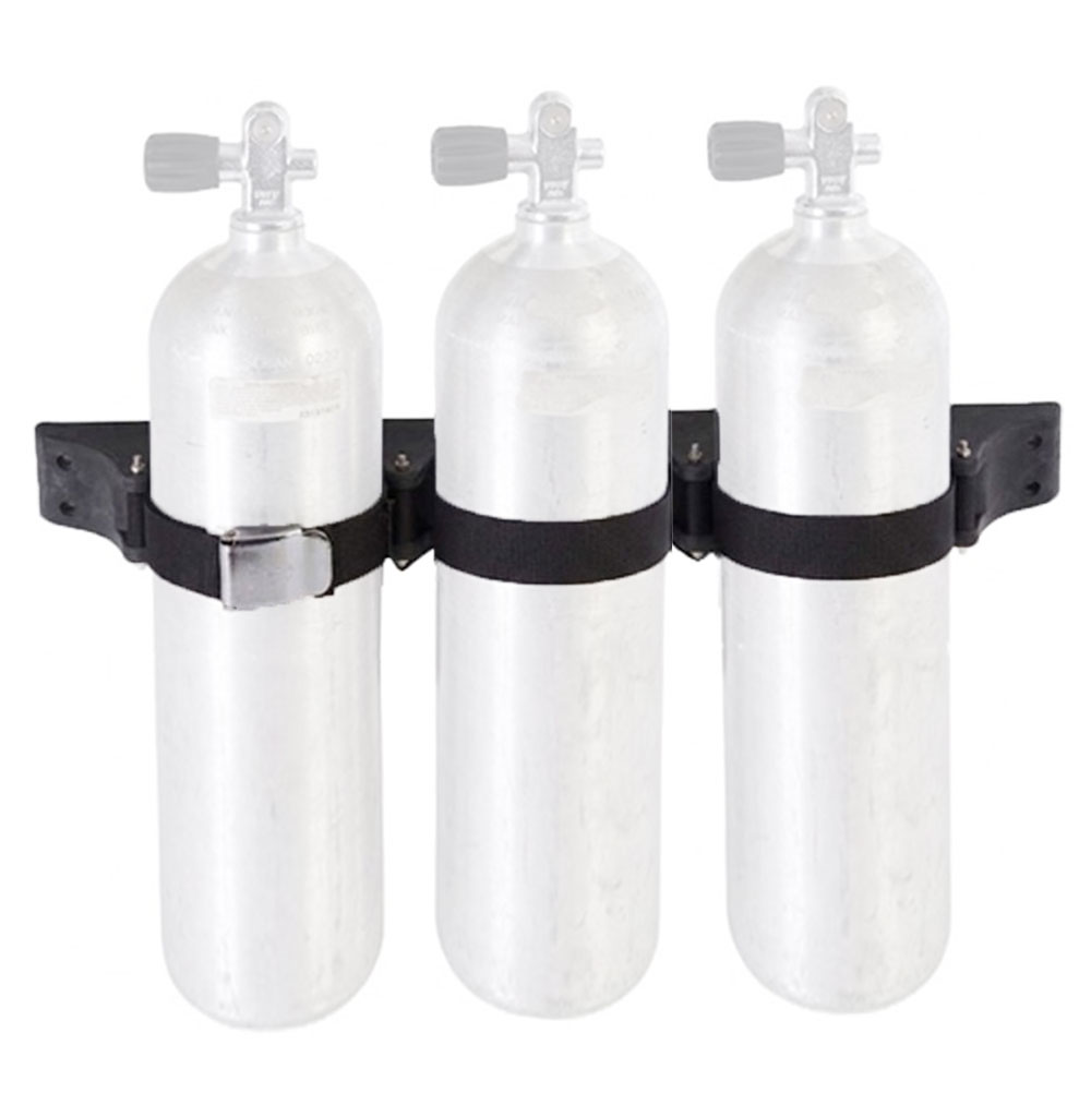Hi-Tech 3 Dive Tank Holder Black