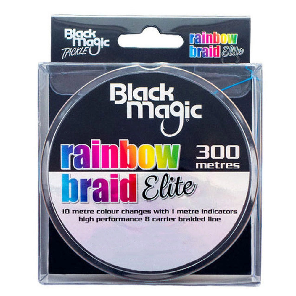Black Magic Rainbow Elite 8X Multi-Colour Braid Black Magic Rainbow Elite 8X Multi-Colour Braid