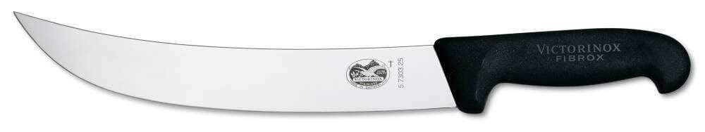 Victorinox Steak Cimeter Knife Black Handle 25cm