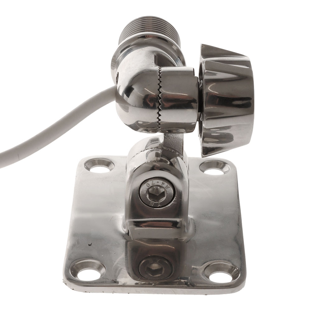 Pacific Aerials Longreach Pro VHF 4-Way Stainless Antenna Deck Mount with 5m Cable