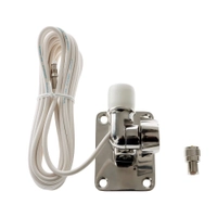 Pacific Aerials Longreach Pro VHF 4-Way Stainless Antenna Deck Mount with 5m Cable Thumbnail Pacific Aerials Longreach Pro VHF 4-Way Stainless Antenna Deck Mount with 5m Cable