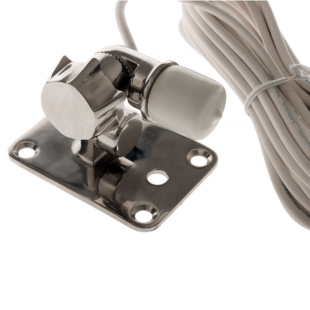 Pacific Aerials Longreach Pro VHF 4-Way Stainless Antenna Deck Mount with 5m Cable