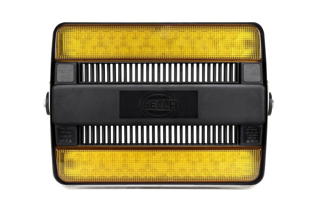 Hella Marine HypaLUME Amber 110/230V AC LED Close Range Flood Light