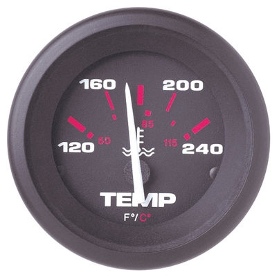 Sierra 57904P Amega Water Temperature Gauge 5.08cm I/O-IB