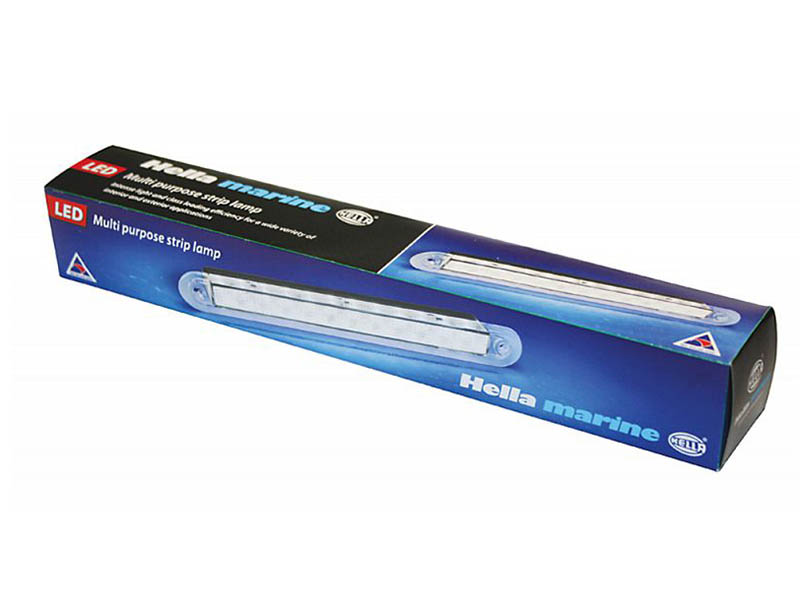 Hella Marine Waiheke White LED Strip Lamp Wide Rim