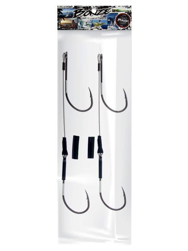 Bonze Light Gauge Platinum Hook Rig 9/0
