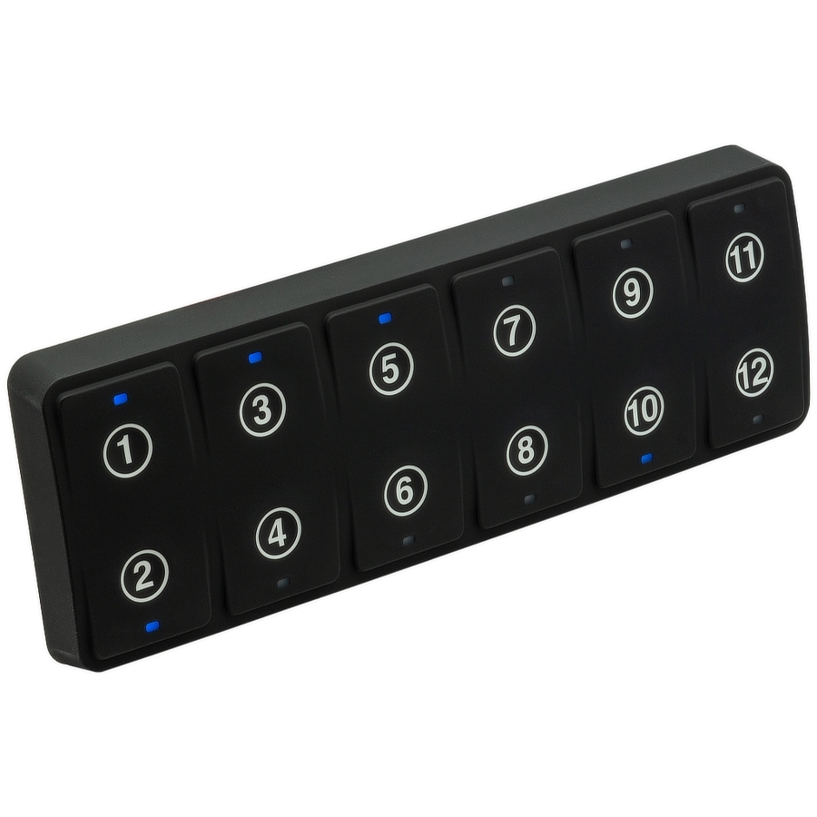 Maretron A3802-2 CKM12 12-Button Customisable Keypad